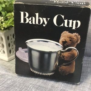 Vintage Leonard Silverplated Baby Cup NIB